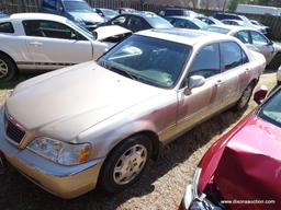 2000 SILVER ACURA 3.5 RL; VIN JH4KA9667YC007977. THIS VEHICLE WAS ABANDONED AT A GAS STATION. NO