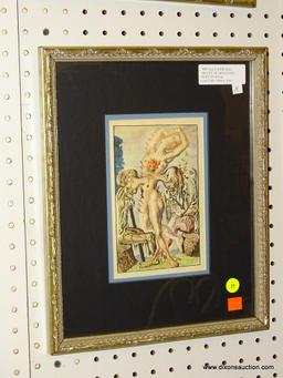 (WALL1) "MICHEL DE MONTAIGE" BY SALVADOR DALI WITH COA; THIS PRINT HAS A CERTIFICATE OF AUTHENTICITY