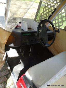 (GAR) GOLF CART; 2005 INGERSOLL RAND XRT 800Z GOLF CART- 4 SEATER WITH SIDE AND BACK CURTAINS-