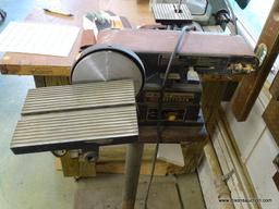 (WSHOP) CRAFTSMAN 4 IN BELT SANDER; MODEL 113.246421. IS IN GOOD USED CONDITION AND READY FOR A NEW