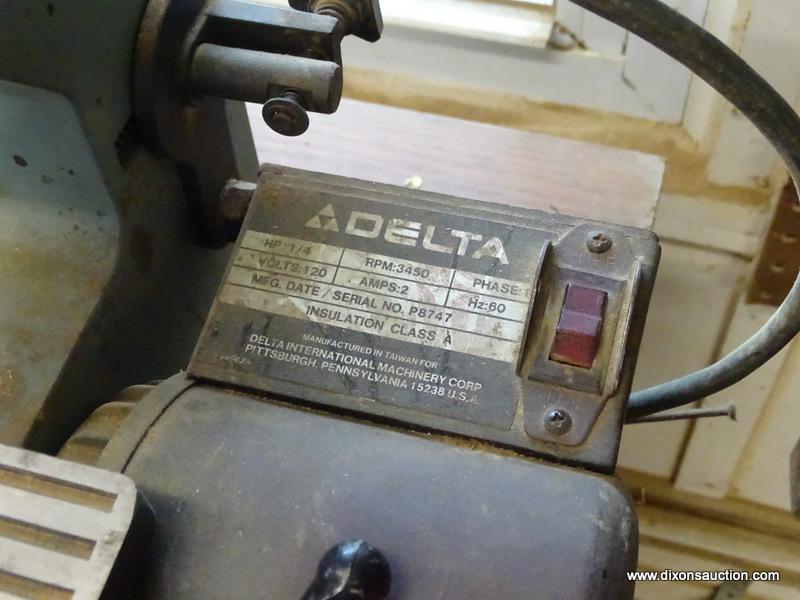 (WSHOP) DELTA 1 IN BELT SANDER; MODEL 31-050. IS IN GOOD USED CONDITION AND WOULD BE GREAT FOR ANY