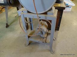 (WSHOP) BAND SAW; MADE BY DELTA MILWAUKEE. CIRCA LATE 1940'S. SERIAL #56-2035. IS IN GOOD USED