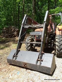 TRACTOR; ZETOR MODEL Z 7745 SERIAL NO. 031633 TRACTOR WITH ZETOR MODEL 590 FRONT END LOADER WITH