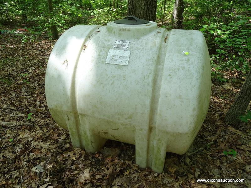 PLASTIC TANK; 225 GAL PLASTIC TANK, MEASURES 4 FT X 3 FT X 3.5 FT. GREAT FOR LIQUID FERTILIZER,