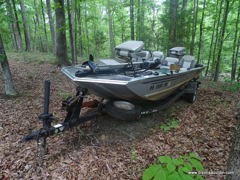 BOAT; 1997 15 FT. L PRO TEAM 18 JET BASS TRACKER BOAT WITH A MERCURY SPORT JET 95XR/120XR MOTOR -