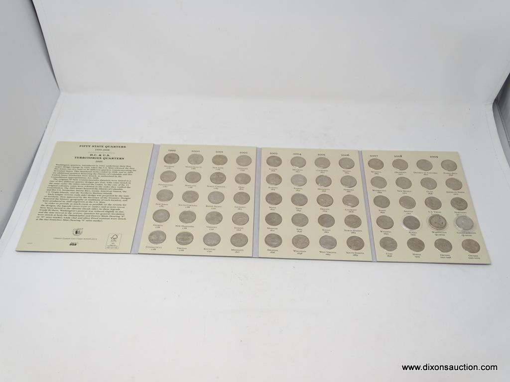 FIFTY STATE QUARTERS 1999-2008 D.C. & U.S. TERRITORIES QUARTERS, COMPLETE