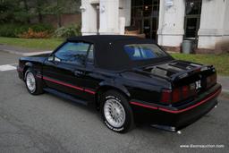 1987 GT 5.0 MUSTANG CONVERTIBLE. THIS CAR IS AN ONE FAMILY OWNED CAR SINCE 1987! VIN