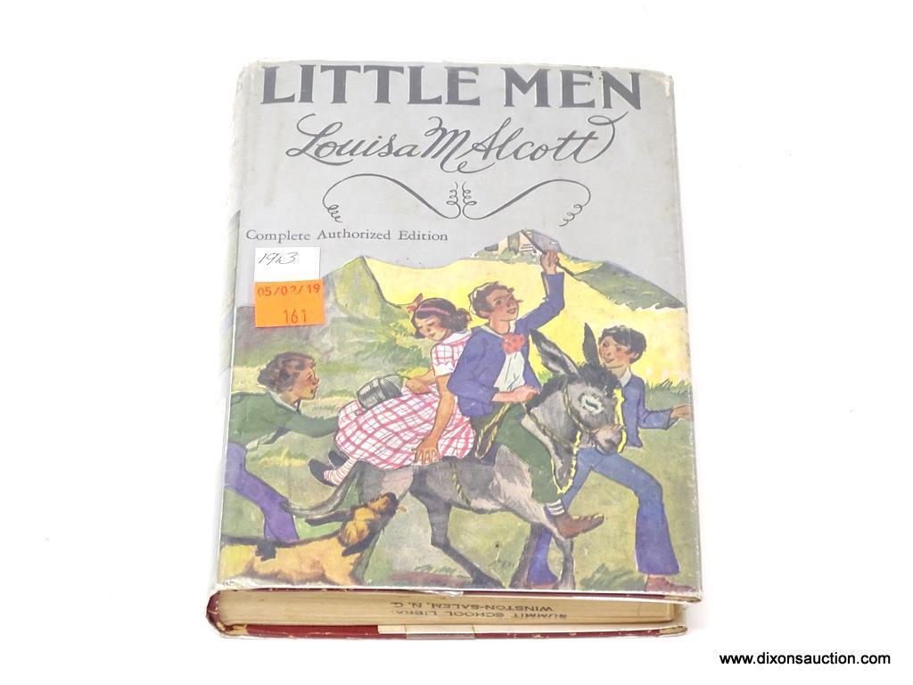 (SC) ANTIQUE BOOK; LITTLE MEN BY LOUISA MAY ALCOTT (1913). IS IN EXCELLENT CONDITION WITH ORIGINAL