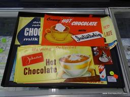 (SC) 1960'S ADVERTISING SIGNS; INCLUDES APPROXIMATELY 20 JOHNSTONS ICE CREAM ADVERTISING SIGNS. ALL