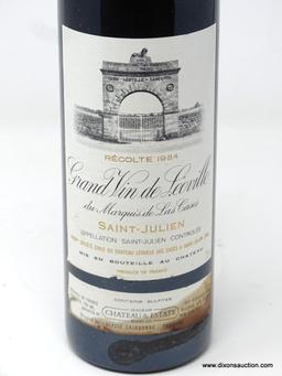 1984 GRAND VIN DE LEOVILLE DU MARQUIS DE LA CASES SAINT-JULIEN; THIS RED BORDEAUX WINE OFFERS