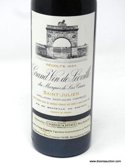 1984 GRAND VIN DE LEOVILLE DU MARQUIS DE LA CASES SAINT-JULIEN; THIS RED BORDEAUX WINE OFFERS