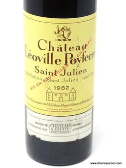 1982 CHATEAU LEOVILLE POYFERRE SAINT-JULIEN; THIS RED BORDEAUX WINE OFFERS BALANCED , AGE-WORTHY