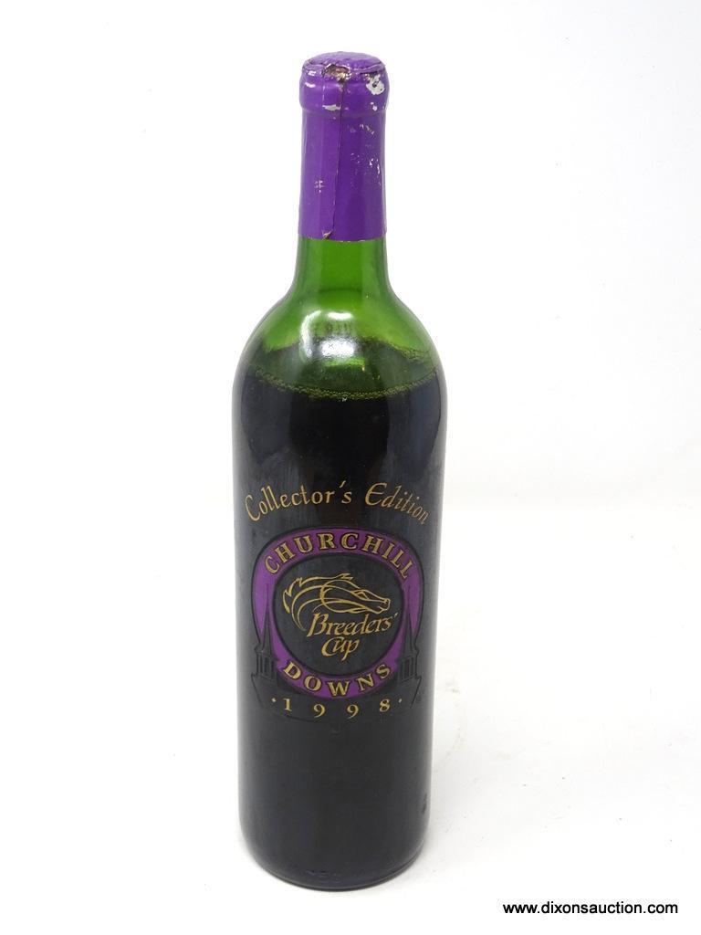 1998 "OFFICIAL" BREEDERS' CUP CHURCHILL DOWNS MERLOT; THIS WINE 1997 CALIFORNIA MERLOT WAS