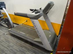 MATRIX T7XE TREADMILL; DECK TYPE: ULTIMATE HARD-WAX REVERSIBLE 1" DECK, BELT TYPE: HABASIT, 2 - PLY