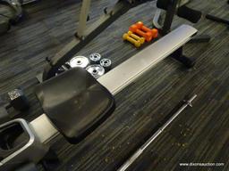 STAMINA ROWING MACHINE; ROWING MACHINE CAN BE UTILIZED FOR YOUR LEG, ARM, AND AB WORKOUT. HOME ROWER