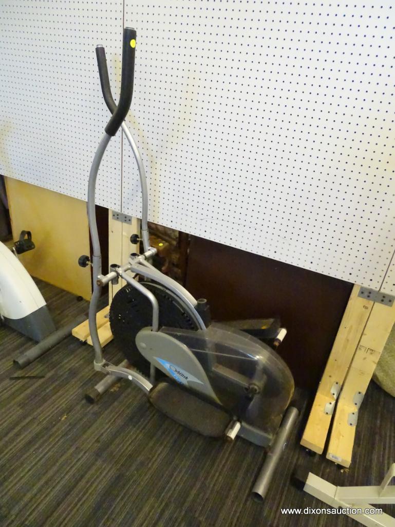 THANE FITNESS ORBITREK PLATINUM ELLIPTICAL; IS IN GOOD WORKING CONDITION. MEASURES 24" X 40" X 58"