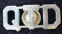 WWI AEF Era COLLAR BRASS QTD SCREW BACK WORLD WAR ONE Picked this up recently at a Richmond,