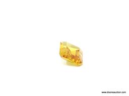 RARE 10.4 CARAT PUKHRAJ SAPPHIRE RICH TRANSPARENT YELLOW; ABSOLUTELY STUNNING 10.4 EMERALD CUT