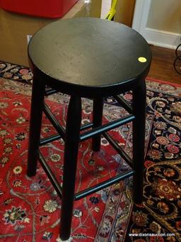 (DR) STOOL; PAINTED BAR STOOL- 24 IN H