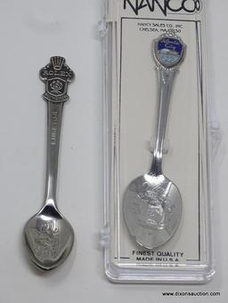 SET OF COLLECTABLE SPOONS; 2 PIECE LOT TO INCLUDE A ROLEX LUCERNE BUCHERER OF SWITZERLAND SPOON AND