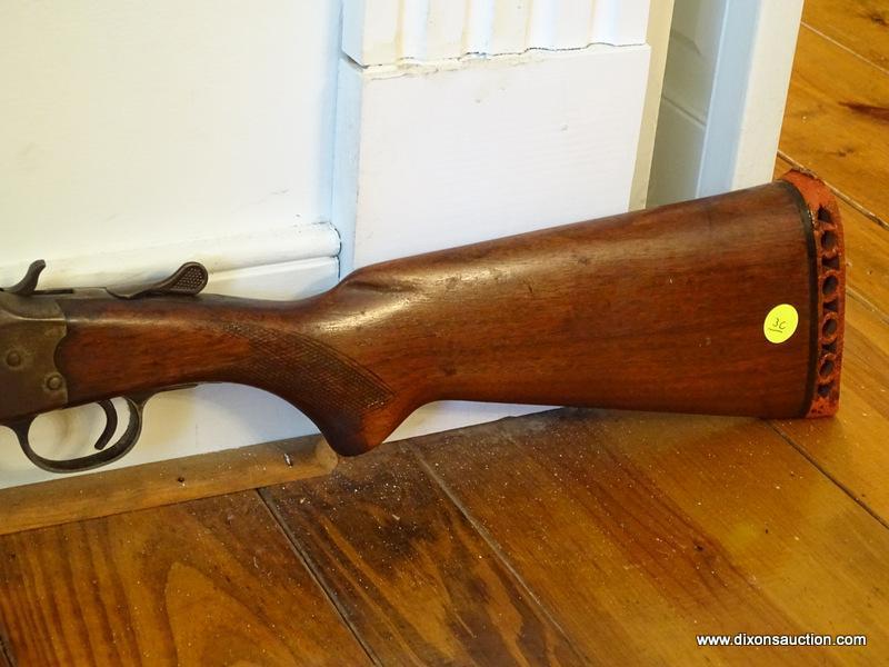 (MBR) ANTIQUE .30 CALIBER RIFLE; ANTIQUE RIFLE WITH WOODEN STOCK. MADE BY SAVAGE ARMS CORPORATION.