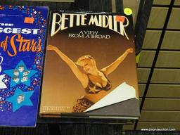 LOT OF ASSORTED BOOKS; 5 BOOK LOT TO INCLUDE: "BETTE MIDLER, A VIEW FROM ABROAD", "1981 EDITION OF