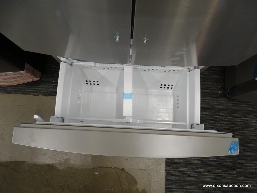 Frigidaire 22.4-cu ft 3-Door Counter-Depth French Door Refrigerator with Ice Maker
