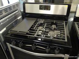 Whirlpool 5-Burner 5.1-cu ft Freestanding Gas Range (Stainless Steel) (Common: 30-in; Actual: