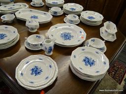 (R1) LOT OF ROSENTHALE SELB GERMANY MARIA BLUE FLORAL CHINA; 104 PIECE SET OF ROSENTHAL CHINA TO