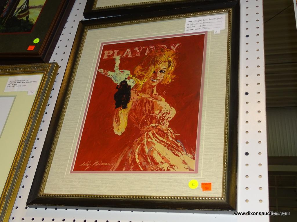 GICLEE PLAYBOY COVER PRINT; PLAYBOY COVER GICLEE PRINT OF ANN MARGARET BY LEROY NEIMAN. SIGNED BY