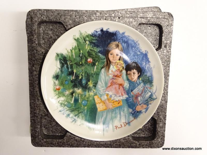 LIMOGES-TURGOT PAUL DUMOND DECORATIVE PLATE; CECILE ET RAOUL. 1980 4TH EDITION IN A SERIES. COMES IN