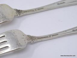 (2) INTERNATIONAL STERLING PRELUDE PATTERN FORKS; BOTH WEIGH APPROX. 3.37 TROY OZ.