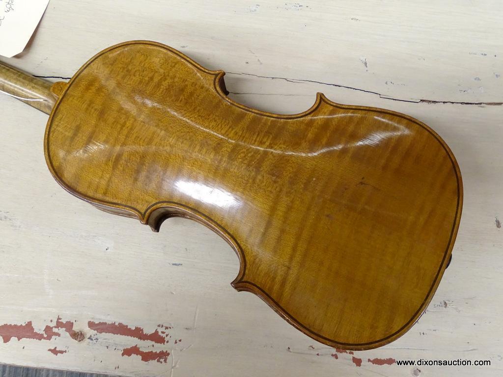 SALVADORE DE DURRO VIOLIN; SPECIAL MODEL ANTONIUS STRADIVARIUS 1901 MODEL WITH AN EBONY FINGERBOARD.