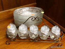 (R1) FANTASIA PRINCESS HOUSE KITCHENWARE; TWO PIECE LOT TO INCLUDE AN EIGHT PIECE SET OF FINE