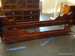 RENAISSANCE REVIVAL STYLE KING SIZE BED; BEAUTIFUL KING SIZE BED FRAME WITH A RENAISSANCE REVIVAL