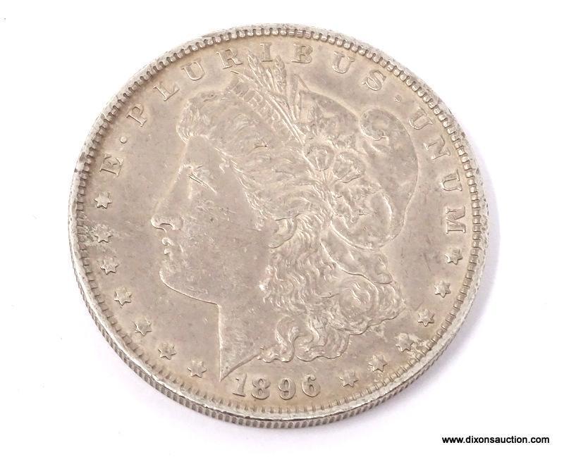 1896-P MORGAN SILVER DOLLAR.