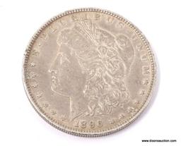 1896-P MORGAN SILVER DOLLAR.