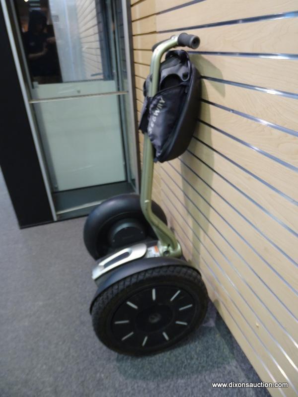 SEGWAY I2 PERSONAL TRANSPORTER; SAGE COLORED, I2 MODEL IS FOR SIDEWALKS AND CAN TRAVEL UP TO 24