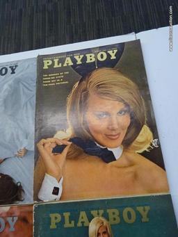 1967 PLAYBOY MAGAZINES; 9 PIECE LOT OF 1967 PLAYBOY MAGAZINES TO INCLUDE EVERY MONTH BUT MAY, JUNE,