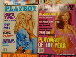 2000 PLAYBOY MAGAZINES; ALL 12 EDITIONS FROM THE 2000 PLAYBOY COLLECTION.
