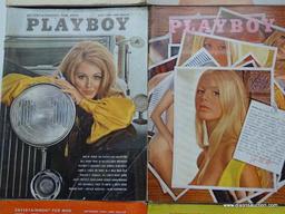 1969 PLAYBOY MAGAZINES; ALL 12 EDITIONS FROM THE 1969 PLAYBOY COLLECTION.