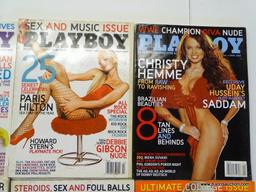 2005 PLAYBOY MAGAZINES; 10 PIECE LOT OF 2005 PLAYBOY MAGAZINES TO INCLUDE EVERY MONTH BUT JANUARY,