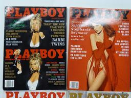 1993 PLAYBOY MAGAZINES; ALL 12 EDITIONS FROM THE 1993 PLAYBOY COLLECTION.