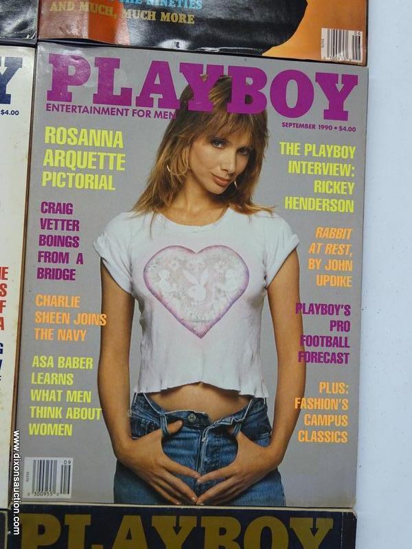 1990 PLAYBOY MAGAZINES; 9 PIECE LOT OF 1990 PLAYBOY MAGAZINES TO INCLUDE EVERY MONTH BUT JANUARY,