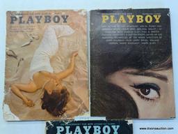 1964 PLAYBOY MAGAZINES; 3 PIECE LOT OF 1964 PLAYBOY MAGAZINES TO INCLUDE AUGUST, SEPTEMBER, AND