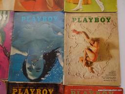 1970 PLAYBOY MAGAZINES; ALL 12 EDITIONS FROM THE 1970 PLAYBOY COLLECTION.