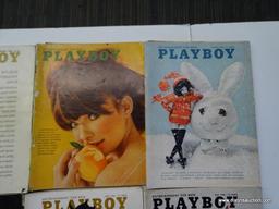 1966 PLAYBOY MAGAZINES; 12 PIECE LOT OF 1966 PLAYBOY MAGAZINES TO INCLUDE EVERY MONTH BUT DECEMBER.