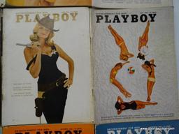 1966 PLAYBOY MAGAZINES; 12 PIECE LOT OF 1966 PLAYBOY MAGAZINES TO INCLUDE EVERY MONTH BUT DECEMBER.