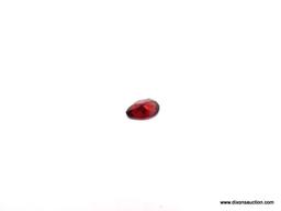 .87 CT PEAR SHAPED GARNET. MEASURES 7MM X 5MM X 3MM.