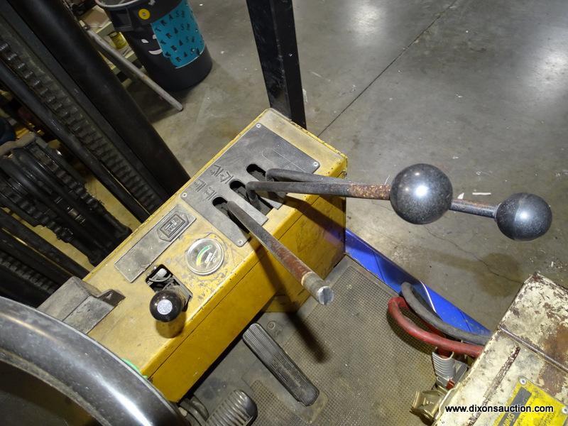 (WAREHOUSE) YALE FORKLIFT. HAS 4,179 HOURS ON IT. MODEL #ERC040ABN36SE083. SERIAL #N491306 . COMES